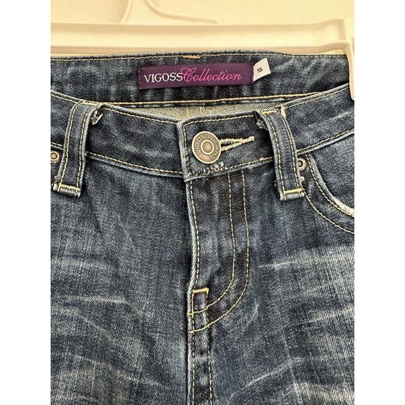 VIGOSS Collection Women's Dark Wash Low Rise Bootcut Jeans Size 5/6 - Picture 4 of 6